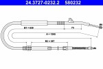 ATE  Cable Pull,  parking brake 24.3727-0232.2