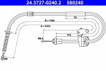 ATE  Cable Pull,  parking brake 24.3727-0240.2