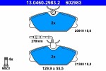ATE  Комплект тормозных колодок,  дисковый тормоз 13.0460-2983.2