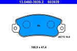 ATE  Brake Pad Set,  disc brake 13.0460-3939.2