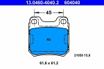 ATE  Комплект тормозных колодок,  дисковый тормоз 13.0460-4040.2