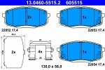 ATE  Brake Pad Set,  disc brake 13.0460-5515.2
