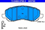 ATE  Комплект тормозных колодок,  дисковый тормоз 13.0460-5760.2