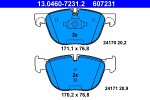ATE  Комплект тормозных колодок,  дисковый тормоз 13.0460-7231.2