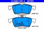 ATE  Комплект тормозных колодок,  дисковый тормоз 13.0460-7251.2