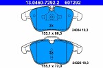 ATE  Комплект тормозных колодок,  дисковый тормоз 13.0460-7292.2