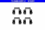 ATE  Комплектующие,  колодки дискового тормоза 13.0460-0291.2