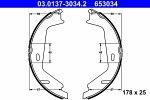 ATE  Комплект тормозных колодок,  стояночная тормозная система 03.0137-3034.2