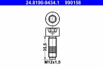ATE  Болт,  диск тормозного механизма 24.8190-9434.1