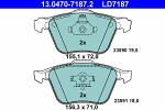  Piduriklotsi komplekt, ketaspidur ATE Ceramic 13.0470-7187.2