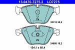 Комплект тормозных колодок,  дисковый тормоз ATE Ceramic 13.0470-7275.2