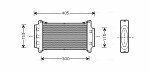 AVA QUALITY COOLING  Kompressoriõhu radiaator BWA4262