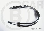B CAR  Cable Pull,  manual transmission 001TY006