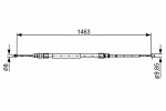BOSCH  Cable Pull,  parking brake 1 987 482 492