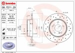 BREMBO  Тормозной диск XTRA LINE - Xtra 08.7211.2X
