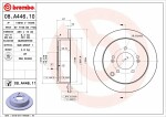 BREMBO  Jarrulevy PRIME LINE - UV Coated 08.A446.11