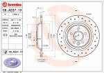BREMBO  Тормозной диск XTRA LINE - Xtra 08.A537.1X