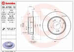 BREMBO  Jarrulevy PRIME LINE - UV Coated 08.A708.11