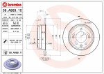 BREMBO  Jarrulevy PRIME LINE - UV Coated 08.A869.11