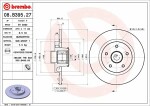 BREMBO  Jarrulevy PRIME LINE - With Bearing Kit 08.B395.27