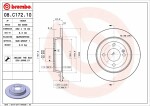 BREMBO  Тормозной диск PRIME LINE 08.C172.10