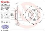 BREMBO  Тормозной диск PRIME LINE - UV Coated 08.C501.11
