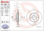 BREMBO  Тормозной диск PRIME LINE - UV Coated 09.7806.11