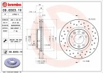 BREMBO  Тормозной диск XTRA LINE - Xtra 09.8303.1X