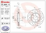 BREMBO  Тормозной диск XTRA LINE - Xtra 09.8695.1X