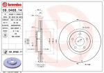 BREMBO  Jarrulevy COATED DISC LINE 09.9468.11