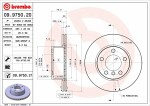 BREMBO  Тормозной диск PRIME LINE - UV Coated 09.9750.21