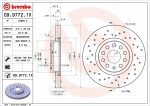  Тормозной диск BREMBO XTRA LINE 09.9772.1X