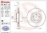 BREMBO  Тормозной диск COATED DISC LINE 09.9817.11
