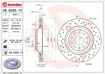 BREMBO  Тормозной диск XTRA LINE - Xtra 09.A200.1X