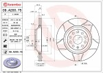 BREMBO  Тормозной диск XTRA LINE - Max 09.A200.75