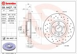 BREMBO  Тормозной диск XTRA LINE - Xtra 09.A427.1X
