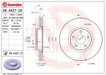 BREMBO  Jarrulevy COATED DISC LINE 09.A427.21