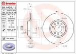 BREMBO  Jarrulevy PRIME LINE - UV Coated 09.A430.11