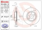 BREMBO  Jarrulevy COATED DISC LINE 09.A532.11