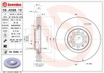 BREMBO  Jarrulevy PRIME LINE - UV Coated 09.A598.11