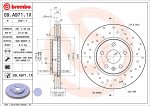 BREMBO  Тормозной диск XTRA LINE - Xtra 09.A971.1X