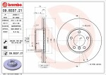 BREMBO  Jarrulevy COATED DISC LINE 09.B337.21
