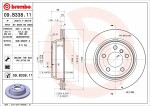 BREMBO  Jarrulevy COATED DISC LINE 09.B338.11