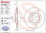 BREMBO  Jarrulevy COATED DISC LINE 09.B969.11