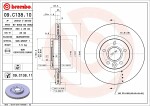 BREMBO  Тормозной диск PRIME LINE - UV Coated 09.C138.11