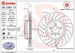 BREMBO  Тормозной диск PRIME LINE - Composite 09.C394.13