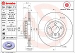 BREMBO  Тормозной диск PRIME LINE - Composite 09.C396.13