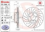 BREMBO  Тормозной диск PRIME LINE - Composite 09.C398.13
