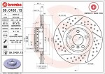 BREMBO  Тормозной диск PRIME LINE - Composite 09.C400.13