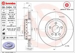 BREMBO  Тормозной диск PRIME LINE - Composite 09.C404.13